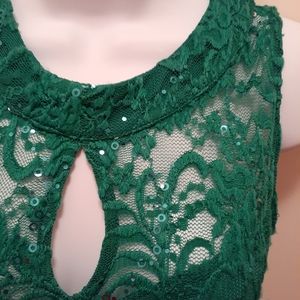 Formal green dress